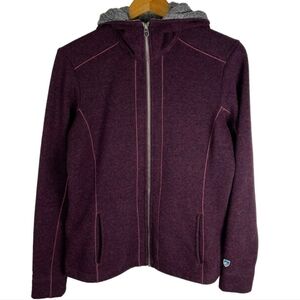 Women's Small Full Zip Stella Kuhl Maroon Hoodie Jacket